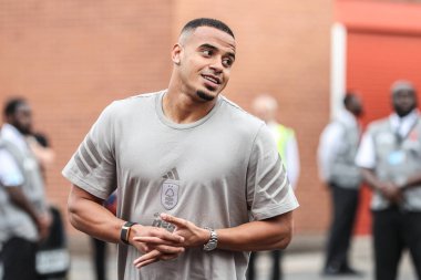 Nottingham Ormanı 'ndan Murillo Premier Lig maçı sırasında Nottingham Forest' a karşı Brentford City Ground, Nottingham, İngiltere 'de 30 Nisan 2025' de geldi.