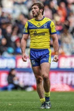 Warrington Kurtları 'ndan Adam Holroyd Betfred Sihirli Haftasonu 2025 maçı Wigan Savaşçılarına karşı Warrington Kurtları St. James' s Park, Newcastle, İngiltere, 4 Mayıs 2025