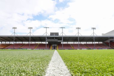 Bloomfield Road 'un içinde, Blackpool' un evi, Blackpool 'un karşısındaki Blackpool-Bristol Rover maçı, Bloomfield Road, Blackpool, 3 Mayıs 2025