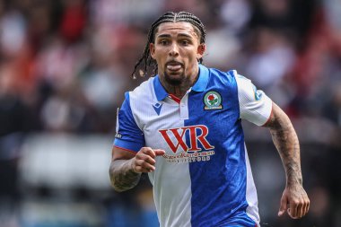Blackburn Rovers takımından Tyrhys Dolan 3 Mayıs 2025 'te Bramall Lane, Sheffield, İngiltere' de Sheffield United ve Blackburn Rovers maçında