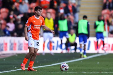 Blackpool 'dan Rob Apter 3 Mayıs 2025' te Bloomfield Road, Blackpool 'da oynanan Blackpool-Bristol maçında
