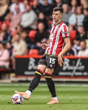 Sheffield United takımından Anel Ahmedhodi 3 Mayıs 2025 'te Bramall Lane, Sheffield, İngiltere' de Sheffield United ve Blackburn Rovers maçında karşılaşacak.