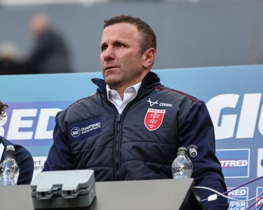 Willie Peters Hull KR 'ın baş antrenörü Betfred Magic Weekend 2025 maçında Hull KR, Salford Red Devils' e karşı St. James 's Park, Newcastle, İngiltere, 3 Mayıs 2025