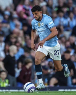 Manchester City 'den Matheus Nunes Premier League maçında Manchester City ile Wolverhampton Wanderers arasında Etihad Stadyumu, Manchester, 2 Mayıs 2025