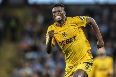 Wolverhampton Wanderers takımından Marshall Munetsi Premier League maçında Manchester City ile Wolverhampton Wanderers arasında 2 Mayıs 2025 'te Etihad Stadyumu' nda karşılaşacak.