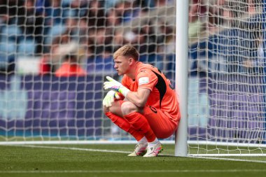 Aaron Ramsdale Southampton Premier League maçında kaleci Leicester City, Southampton 'a karşı King Power Stadyumu, Leicester, 3 Mayıs 2025