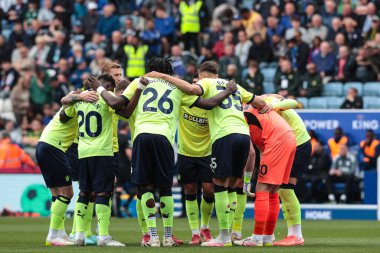 Southampton Premier Lig maçı sırasında Leicester City, Southampton 'a karşı King Power Stadyumu, Leicester, İngiltere, 3 Mayıs 2025