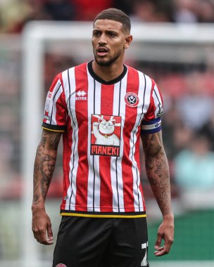 Sheffield United takımından Vinicius Souza 3 Mayıs 2025 'te Bramall Lane, Sheffield, İngiltere' de Sheffield United ve Blackburn Rovers maçında karşılaşacak.