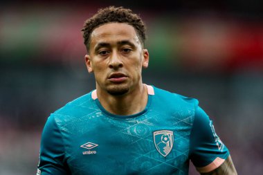 AFC Bournemouth takımından Marcus Tavernier, 3 Mayıs 2025 'te Birleşik Krallık' taki Emirates Stadyumu 'nda oynanan Premier League karşılaşmasında görülüyor.