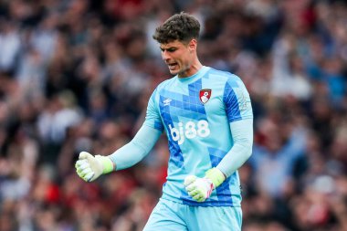 AFC Bournemouth takımının 1-1 'lik Premier Lig karşılaşmasında golü attığı ilk golü kutluyor. Arsenal, Bournemouth' a karşı Emirates Stadyumu, Londra, İngiltere, 3 Mayıs 2025