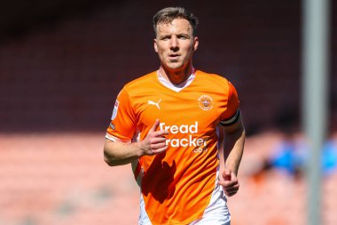 Blackpool 'dan Lee Evans, Sky Bet Ligi 1 maçında Bristol Rovers' a karşı Bloomfield Road, Blackpool, İngiltere, 3 Mayıs 2025