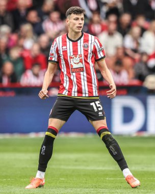 Sheffield United takımından Anel Ahmedhodi 3 Mayıs 2025 'te Bramall Lane, Sheffield, İngiltere' de Sheffield United ve Blackburn Rovers maçında karşılaşacak.