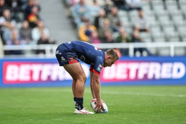 Hull KR 'dan Jez Litten, Betfred Magic Weekend 2025 maçında Hull KR, Salford Red Devils' e karşı St. James 's Park, Newcastle, İngiltere, 3 Mayıs 2025