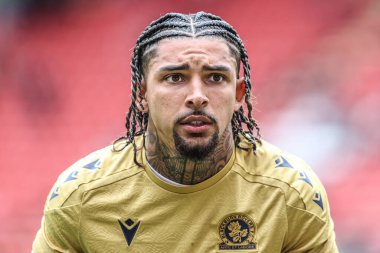 Blackburn Rovers takımından Tyrhys Dolan 3 Mayıs 2025 'te Bramall Lane, Sheffield, İngiltere' de oynanan Sky Bet Şampiyonası maçında Sheffield United ve Blackburn Rovers maçında ısınma turunda...