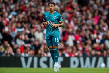AFC Bournemouth takımından Marcus Tavernier, 3 Mayıs 2025 tarihinde Emirates Stadyumu 'nda oynanan Premier League maçında Arsenal ve Bournemouth karşı karşıya geldi.