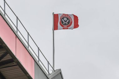 Bramall Lane 'in, 3 Mayıs 2025' te Bramall Lane, Sheffield, İngiltere 'de oynanan ve Sheffield United' ın Blackburn Rovers 'a karşı oynadığı karşılaşma öncesi genel bir görüntüsü.