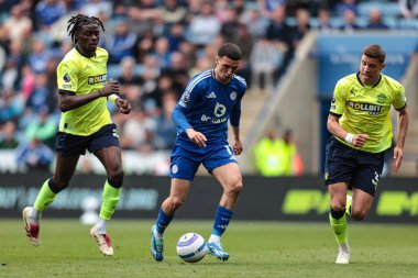 Leicester City 'den Bilal El Khannouss Premier League maçında topu King Power Stadyumu' nda Leicester City ile Southampton maçında öne çıkardı.