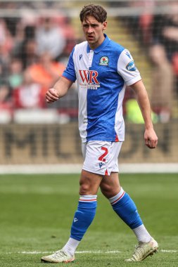 Blackburn Rovers takımından Callum Brittain 3 Mayıs 2025 'te Bramall Lane, Sheffield, İngiltere' de Sheffield United ve Blackburn Rovers maçında karşılaşacak.