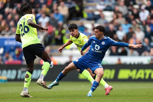 Leicester City 'den Bilal El Khannouss Premier League maçında Leicester City ile Southampton arasında King Power Stadyumu, Leicester, İngiltere, 3 Mayıs 2025
