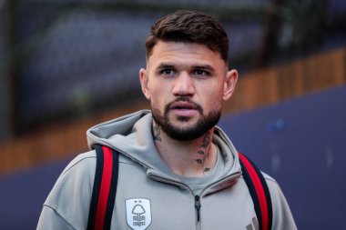 Nottingham Ormanı 'ndan Morato, 5 Mayıs 2025' te İngiltere 'nin Selhurst Park kentinde oynanan Crystal Palace-Nottingham Forest maçı öncesinde geldi.