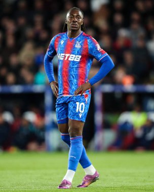 Kristal Saray 'dan Eberechi Eze Premier Lig maçı sırasında Kristal Saray, Nottingham Ormanı' na karşı Selhurst Park, Londra, İngiltere, 5 Mayıs 2025