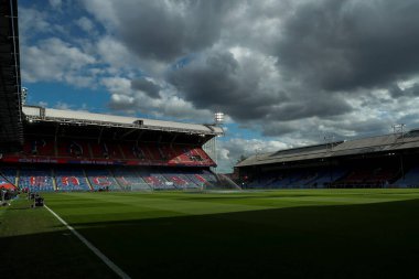 Selhurst Park 'ın Premier League maçından önceki genel görünümü Crystal Palace - Nottingham Forest maçı, Selhurst Park, Londra, İngiltere, 5 Mayıs 2025