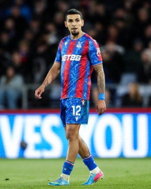 Kristal Saray 'dan Daniel Muoz Premier Lig maçı sırasında Kristal Saray' a karşı Nottingham Ormanı, Selhurst Park, Londra, 5 Mayıs 2025