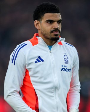 Nottingham Ormanı 'ndan Morgan Gibbs-White Premier League maçı sırasında Crystal Palace, Nottingham Ormanı' na karşı Selhurst Park, Londra, Birleşik Krallık, 5 Mayıs 2025