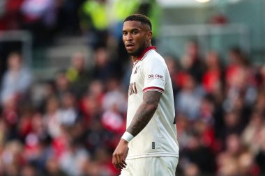 Sheffield United takımından Tyrese Campbell 8 Mayıs 2025 tarihinde Bristol City, Bristol, Bristol 'da Sheffield United' a karşı oynadığı yarı final maçında