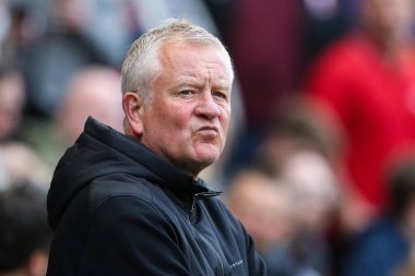 Chris Wilder, Sheffield United 'ın teknik direktörü. 8 Mayıs 202 tarihinde Bristol City ile Sheffield United arasında oynanan yarı final maçı sırasında İngiltere' nin başkenti Bristol 'da oynandı.