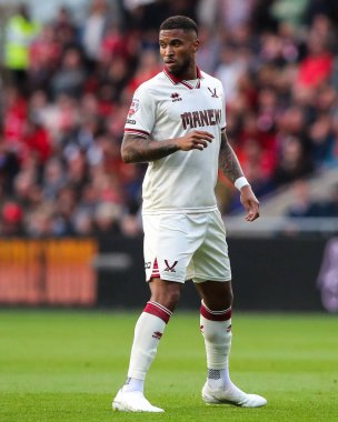 Sheffield United takımından Tyrese Campbell 8 Mayıs 2025 tarihinde Bristol City, Bristol, Bristol 'da Sheffield United' a karşı oynadığı yarı final maçında