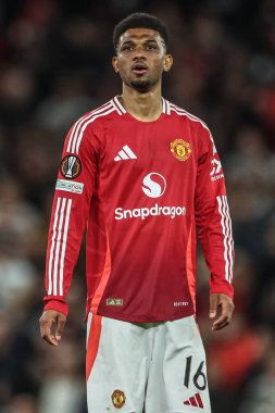 Manchester United ile Manchester United arasında oynanan UEFA Avrupa Ligi yarı final karşılaşmasında Amad Diallo ile Manchester United, Old Trafford, Manchester, İngiltere, 8 Mayıs 2025