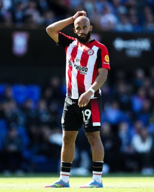 Brentford 'dan Bryan Mbeumo Premier Lig maçı sırasında Ipswich Town, Brentford' a karşı Ipswich Road, Ipswich, İngiltere, 10 Mayıs 2025
