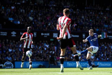Ipswich Town 'dan Jack Taylor, 10 Mayıs 2025' te Ipswich Town, Ipswich, İngiltere 'de Brentford' a karşı oynanan Premier League maçında gol atma şansı yakaladı.