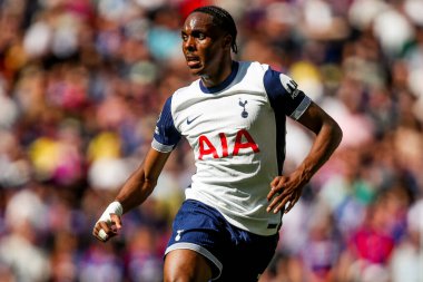 Tottenham Hotspur 'dan Mathys Tel Premier League maçı sırasında Tottenham Hotspur' a karşı Crystal Palace Tottenham Hotspur Stadyumu, Londra, 11 Mayıs 2025