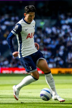 Tottenham Hotspur 'un oğlu Heung-min Premier Lig maçında Tottenham Hotspur' a karşı Crystal Palace Tottenham Hotspur Stadyumu, Londra, 11 Mayıs 2025