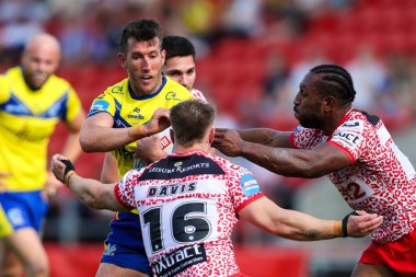 Warrington Wolves 'tan Stefan Ratchford, 11 Mayıs 2025' te İngiltere 'nin Wicked Stadyumu' nda oynanan Warrington Wolves - Leigh Leopards maçında Betfred Challenge Kupası yarı final maçında yerini aldı.