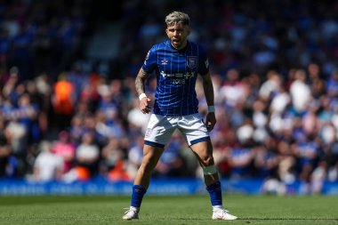 Ipswich Town 'dan Julio Enciso Premier Lig maçında Ipswich Town, Brentford' a karşı Ipswich Road, Ipswich, İngiltere, 10 Mayıs 2025