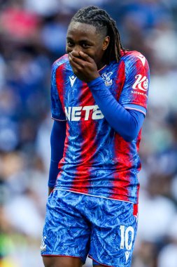 Crystal Palace 'dan Eberechi Eze, 11 Mayıs 2025' te Tottenham Hotspur 'un Londra' daki Tottenham Hotspur Stadyumu 'ndaki Crystal Palace' a karşı oynadığı Premier League maçında 0-1 kazanma hedefini kutluyor.