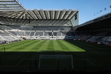 Premier Lig maçı sırasında St James Park 'ın genel görünümü Newcastle United ile Chelsea arasındaki St. James' s Park, Newcastle, İngiltere, 11 Mayıs 2025