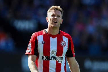 Brentford 'dan Nathan Collins Premier League maçı sırasında Ipswich Town, Brentford' a karşı Portman Road, Ipswich, İngiltere, 10 Mayıs 2025