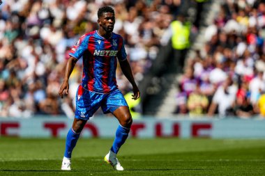 Kristal Saray 'dan Jefferson Lerma Premier Lig maçı sırasında Tottenham Hotspur' a karşı Crystal Palace Tottenham Hotspur Stadyumu, Londra, 11 Mayıs 2025