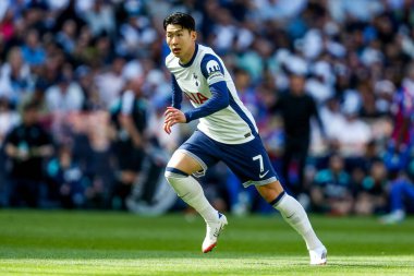 Tottenham Hotspur 'un oğlu Heung-min Premier League maçında Tottenham Hotspur' a karşı Crystal Palace Tottenham Hotspur Stadyumu, Londra, 11 Mayıs 2025 tarihinde sahaya çıktı.