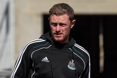 Newcastle United takımından Sean Longstaff, 11 Mayıs 2025 'te İngiltere' deki St. James 's Park' ta oynanan Premier Lig maçı sırasında sahaya çıktı.
