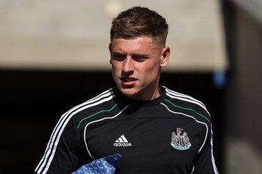 Newcastle United takımından Harvey Barnes, 11 Mayıs 2025 'te St. James' s Park, Newcastle, İngiltere 'de oynanan Premier League karşılaşmasında Chelsea ile karşı karşıya geldi.