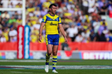 Warrington Wolves 'tan Stefan Ratchford 11 Mayıs 2025' te İngiltere 'nin başkenti St Helens' te oynanan Betfred Challenge Kupası yarı final maçı sırasında Warrington Wolves - Leopards maçında