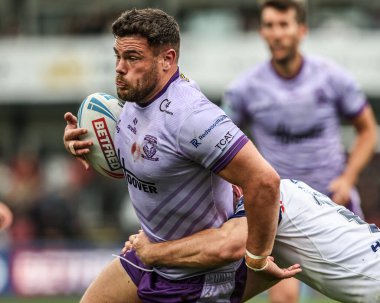 Warrington Wolves takımından Joe Philbin, 18 Mayıs 2025 'te İngiltere' nin Wakefield şehrinde oynanan 11. Betfred Süper Lig karşılaşmasında Wakefield Trinity vs Warrington Wolves ile karşı karşıya.