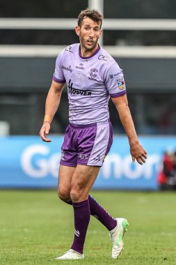 Warrington Wolves 'tan Stefan Ratchford 11. Betfred Süper Lig karşılaşmasında Wakefield Trinity' ye karşı Warrington Wolves, DIY Kitchens Stadyumu, Wakefield, Birleşik Krallık, 18 Mayıs 2025