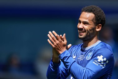 Everton 'dan Iliman Ndiaye, 18 Mayıs 2025' te Goodison Park, Liverpool, İngiltere 'de oynanan Premier League maçında Everton' a karşı Southampton maçında 2-0 'lık galibiyet golünü kutluyor.