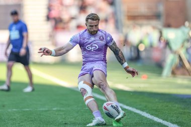 Wigan Warriors takımından Adam Keighran, Wigan Stadyumu 'ndaki Wigan Warriors - Leigh Leopards maçında 16 Mayıs 2025' te oynanan 11.